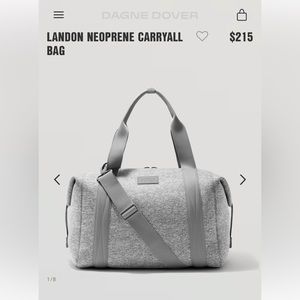 BRAND NEW Large Dagne Dover Landon Neoprene Carryall Bag